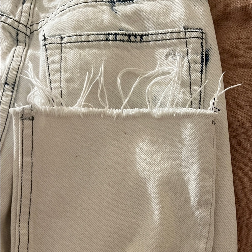 rag & bone Cream Nina Cigarette Jeans - Picture 5 of 7
